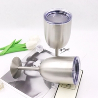 Produits populaires : Thermos en acier inoxydable à double paroi de 10 oz, gobelets à vin personnalisés, verre à vin isolé sous vide avec couvercle pour cadeau