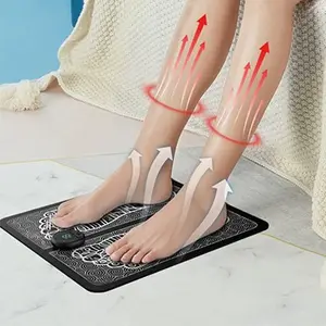 Piedi Wireless stimolatore del acupoint fisioterapia telecomando elettrico misura pieghevole em massaggiatore del piede tappetino con 6 modalità