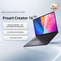 AS US ProArt Creator 16 2025 Ryzen Al9 HX370 RTX50 Series 2.8K OLED 16 pouces Écran tactile Haute performance IA