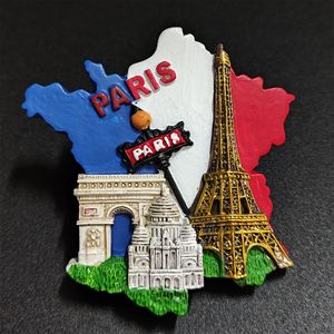 Aimants de réfrigérateur en résine 3D personnalisé<span class=keywords><strong>s</strong></span> en gros - Sites touristiques français (Paris, Arles, etc.) Souvenirs touristiques pour la décoration intérieure en promotion - Product Image 2