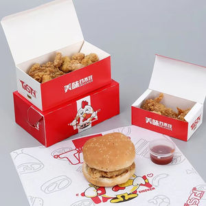 Embalaje personalizado de <span class=keywords><strong>comida</strong></span> rápida y caliente, bolsa de papel de almuerzo <span class=keywords><strong>para</strong></span> <span class=keywords><strong>llevar</strong></span> arroz, Kfc - Product Image 4
