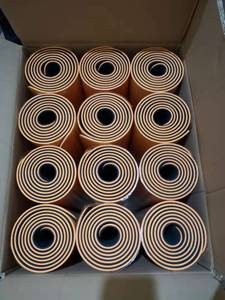 Yeway เสื่อโยคะ <span class=keywords><strong>TPE</strong></span> หนา6มม. 8มม. เสื่อโยคะสองชั้นพิมพ์โลโก้เป็นมิตรกับสิ่งแวดล้อม