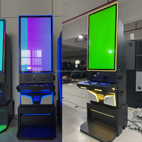 Machine de jeu verticale personnalisée avec écran tactile plat de 43 pouces, en métal, avec système de paiement par jetons ACardes, machine de jeu d'adresse
