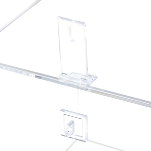 Vente en gros Perspex facile à ouvrir couvercle boîte de rangement en acrylique avec couvercle boîtes de rangement en acrylique carrées transparentes personnalisées - Product Image 6