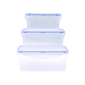 Rectangular mini lunch box refrigerator crisper kitchen bento box plastic storage sealed case set
