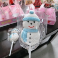 35g Suikerwattenstokjes Fruitig Hagedoorn Lollipop Cartoon Kerst Cadeaubox Feest Snack voor Kinderen
