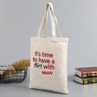 Color natural 10oz 100% algodón orgánico Tote bag bolsa de tela de algodón de lona para promoción