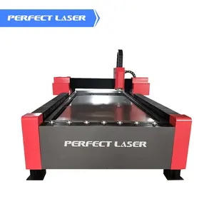 Iklan Laser sempurna ekonomis industri 500W CNC terkomputerisasi lembaran logam tipis serat pemotong laser harga mesin pemotong