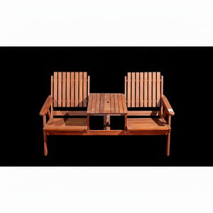 TACASA Banco de Jardín Moderno Personalizado de Madera Maciza Impermeable para Uso al Aire Libre en Jardín Patio Parque Hotel - Product Image 1