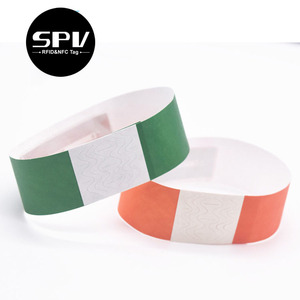 Bệnh Viện <span class=keywords><strong>RFID</strong></span> giấy dùng một lần ban nhạc một thời gian 13.56MHz Mifare NFC y tế dây đeo cổ tay ID NFC Vòng đeo tay - Product Image 4