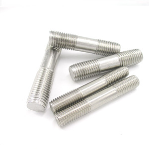 Pernos de Doble Extremo de Acero Inoxidable Super Austenítico M16-M40 S31803 S32750 S32760 - Product Image 1