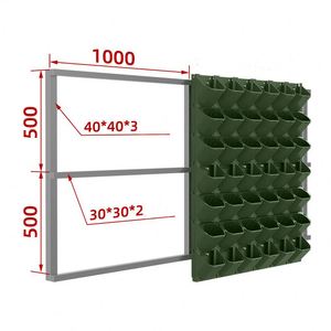 Jardín vertical verde, sistema de pared vertical vivo macetas de pared de autorriego grandes para jardines interiores y exteriores - Product Image 3