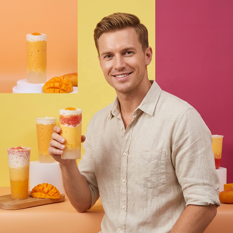 Wholesale Strawberry Bubble Tea Series Pearl