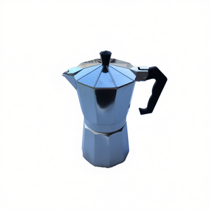 Cafetière italienne en métal de style italien # 3 pour machine à café expresso et cappuccino - Product Image 2