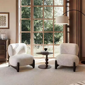 โซฟาเดี่ยวสไตล์วบิซาบิ หรูหรา พรีเมียม เก้าอี้พักผ่อนระเบียง ห้องนั่งเล่น ไม้เนื้อแข็ง พื้นที่พักผ่อน ที่พักตากอากาศยอดนิยม - Product Image 5