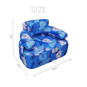 โซฟาเป่าลมสแตนเลสกันน้ำ PAMIR รุ่นใหม่ พับเก็บได้ พกพาสะดวก ใช้ในบ้านหรือกลางแจ้ง สำหรับตั้งแคมป์ ชายหาด ปิกนิก - Product Image 1