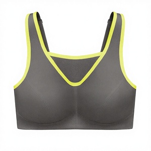 Women Eco-Friendly High Medium Support Sports Bra <b>Padded</b> Customized Mesh Breathable Quick Dry Front Logo Yoga - Product Image 2