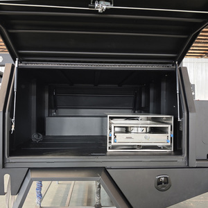 Caisse de chargement extérieure 4x4 entièrement en aluminium personnalisable, étanche et anti-poussière, avec boîte à outils à prix abordable - Product Image 5