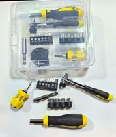 Jeu de tournevis multi-embouts personnalisable, kit d'outils de réparation DIY pour ordinateur portable, téléphone, étui rigide - Outil manuel et électrique pour la maison avec support OEM