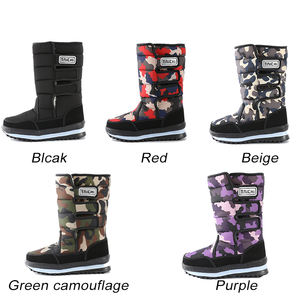 Moda kış açık seyahat su geçirmez Anti kayma kalınlaşmış sıcak yüksek üst orta uzunlukta kar botları erkekler ve kadınlar için - Product Image 5