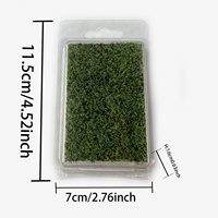 Tapis d'herbe déchirable 8 mm pour maquettes ferroviaires HO et N, matériel de bricolage pour modèles réduits de trains et paysages