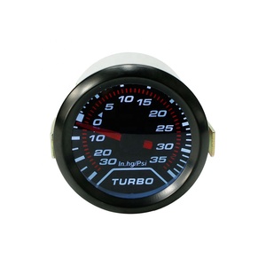Psi humo Dial luz blanca Interior <span class=keywords><strong>Dash</strong></span> de coche medidor Digital Turbo Boost 52Mm Gauge - Product Image 1
