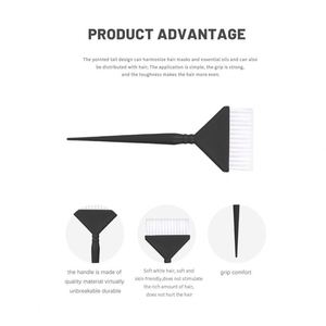 Pinceles de Tinte para el Cabello Coloridos, Profesionales, con Cerdas Suaves, Kit de Pinceles para Teñir y Colorear el Cabello, Aplicador de Color para el Cabello de Salón - Product Image 4