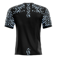 26 Saison Nouveau T-shirt à manches courtes de football pour jeunes, haut d'entraînement à séchage rapide en stock, nom et numéro d'impression personnalisés
