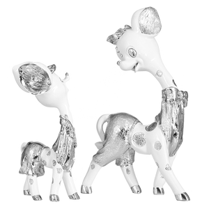 OEM ODM OBM decorazione per la casa di lusso piccolo cervo statua oro animale resina Sika cervo scultura - Product Image 2