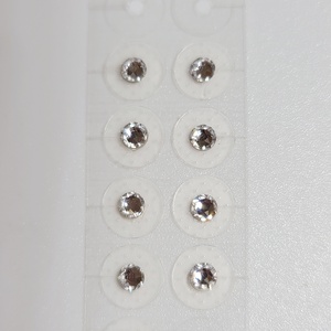 Cuentas magnéticas para acupuntura de oreja, Gema de cristal blanca transparente, cinta de yeso Auricular, semillas de oreja - Product Image 3