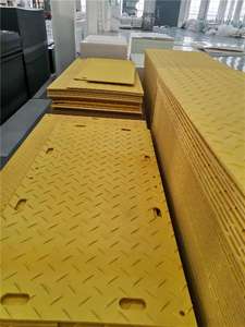 Plaques <span class=keywords><strong>en</strong></span> plastique HDPE durables pour la protection des pelouses, des chemins et des sols, tapis pour équipements lourds, service <span class=keywords><strong>de</strong></span> découpe disponible - Product Image 4