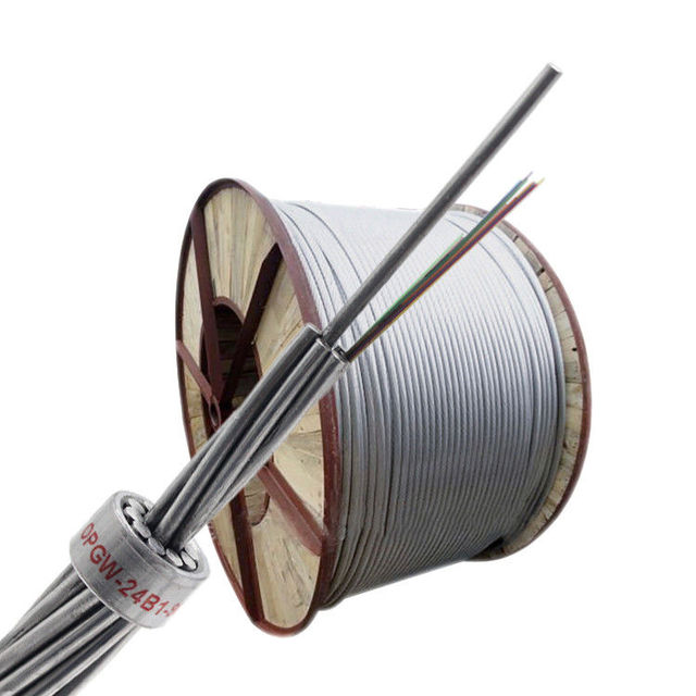 FiberPlan Custom 24 48 96 Cores Outdoor Aerial Single Mode Fiber Optic Cable OPGW Optical Fibre Composite Overhead Ground Wire