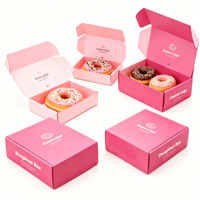 Boîte d'emballage alimentaire biodégradable personnalisée en carton aseptique pour sushi, donuts, gâteaux, desserts, biscuits, fast-food, bento, plats à emporter