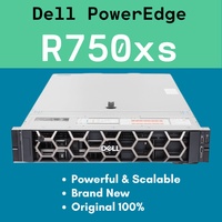 Nouveau serveur rack 2U EMC PowerEdge R750xs pour la virtualisation, avec double processeur, réseautage haute vitesse, disques NVMe PCIe Gen4, en stock