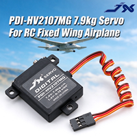 JX PDI-HV2107MG HV Servo Digital 21G 7.9kg.cm 0.12S Metal Gear Bantalan Bola Ganda RC Bagian Peningkatan Helikopter Glider Sayap Tetap RC
