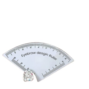 Plantilla de Cejas con Regla para Mapeo Rápido, Herramienta de Diseño de Cejas para Uso Profesional de Artistas de Maquillaje Permanente (PMU) y Estudios de Tatuajes - Product Image 1