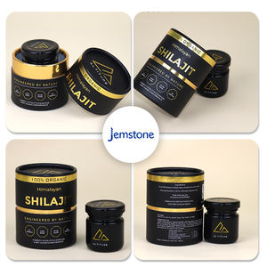 Custom Gold Foil Cosmetic Paper Tube Packaging Cylinder <b>White</b> Push up Product Kraft Paper Tube Box - Product Image 2