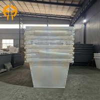 Conteneur à déchets empilable de haute qualité, robuste, pour la construction, recyclable, avec un support technique professionnel