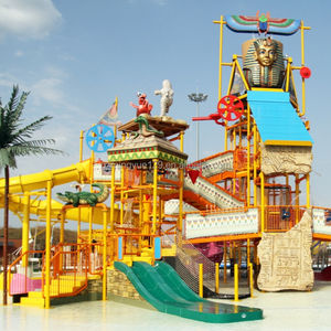 <span class=keywords><strong>Spa</strong></span> Interactive Splash Pad <span class=keywords><strong>Aqua</strong></span> Play Pulvérisation Toboggan avec Seaux Basculants pour Parc à Thème Enfants - Product Image 2