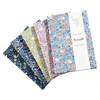 Carnet A5 à couverture rigide en tissu floral, thème fleurs et oiseaux, journal ligné au design frais et simple, papeterie d'écriture pour étudiants