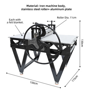 Sinoart sàn mô hình cọ xát máy in Kích thước 85x150cm Cấu trúc kim loại printmaking Khắc Máy ép cho chủ sử dụng - Product Image 3
