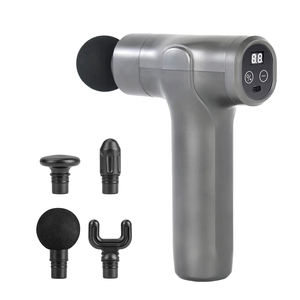Pistola de masaje muscular <span class=keywords><strong>Digital</strong></span> sin núcleo, terapia quiropráctica en la espalda y los hombros, pistola fascial corporal de mano con piezas de repuesto gratuitas - Product Image 2