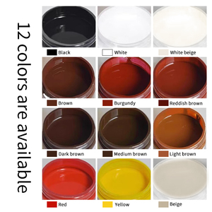 12 màu da màu phục hồi da sửa chữa kem ghế xe sofa cào lỗ Rip crack - Product Image 3