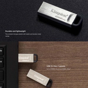 แฟลชไดรฟ์ USB ของแท้ 32G 64G 128G 256GB USB 3.2 Gen 1 โลหะ DTKN ความเร็วสูงสุด 200MB/s ยูเอสบีไดรฟ์ 32GB - Product Image 3