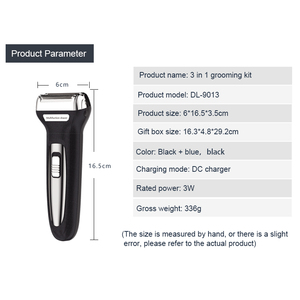 Daling Rasoir Reciprocant Rechargeable 3 en 1 avec Têtes Interchangeables, Tondeuse à Cheveux, Tondeuse à Poils de Nez, Kit de Soins Personnels - Product Image 6
