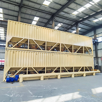 Silo per Cemento Mobile su Rimorchio, Tipo Box, Completamente Automatico con Sollevamento Idraulico Elettrico, Modello Dubai