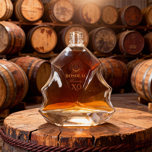 ขวดแก้วพรีเมียมขนาด 750 มล. สำหรับบรรจุสุรา ความโปร่งใสสูง เงางาม เหมาะสำหรับ XO - Product Image 3