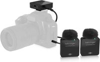 Sistem Mikrofon Lavalier Clip-on Nirkabel Behringer Go Cam 2 untuk Gaming