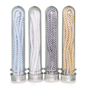 Tali sepatu reflektif bulat poliester <span class=keywords><strong>Fashion</strong></span> populer tali sepatu reflektif warna-warni datar hitam putih warna-warni - Product Image 1