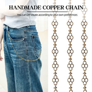 कारखाने की आपूर्ति ठोस कच्चे पीतल श्रृंखला के लिए नाजुक सजाए गहने और घटक मॉडल 2629 बी - Product Image 5